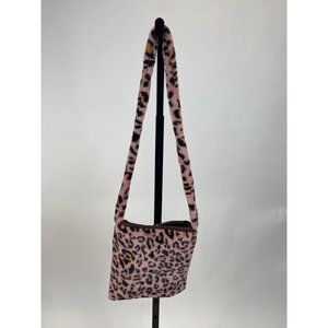 Pink and Brown Cheetah Print Y2k Bag
